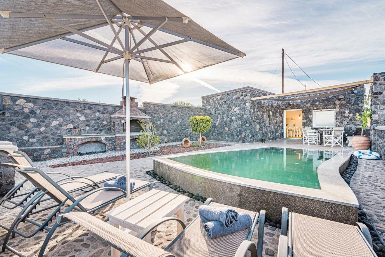 Klimata House - Private Jacuzzi Pool & Bbq Villa Vlychada Exterior photo