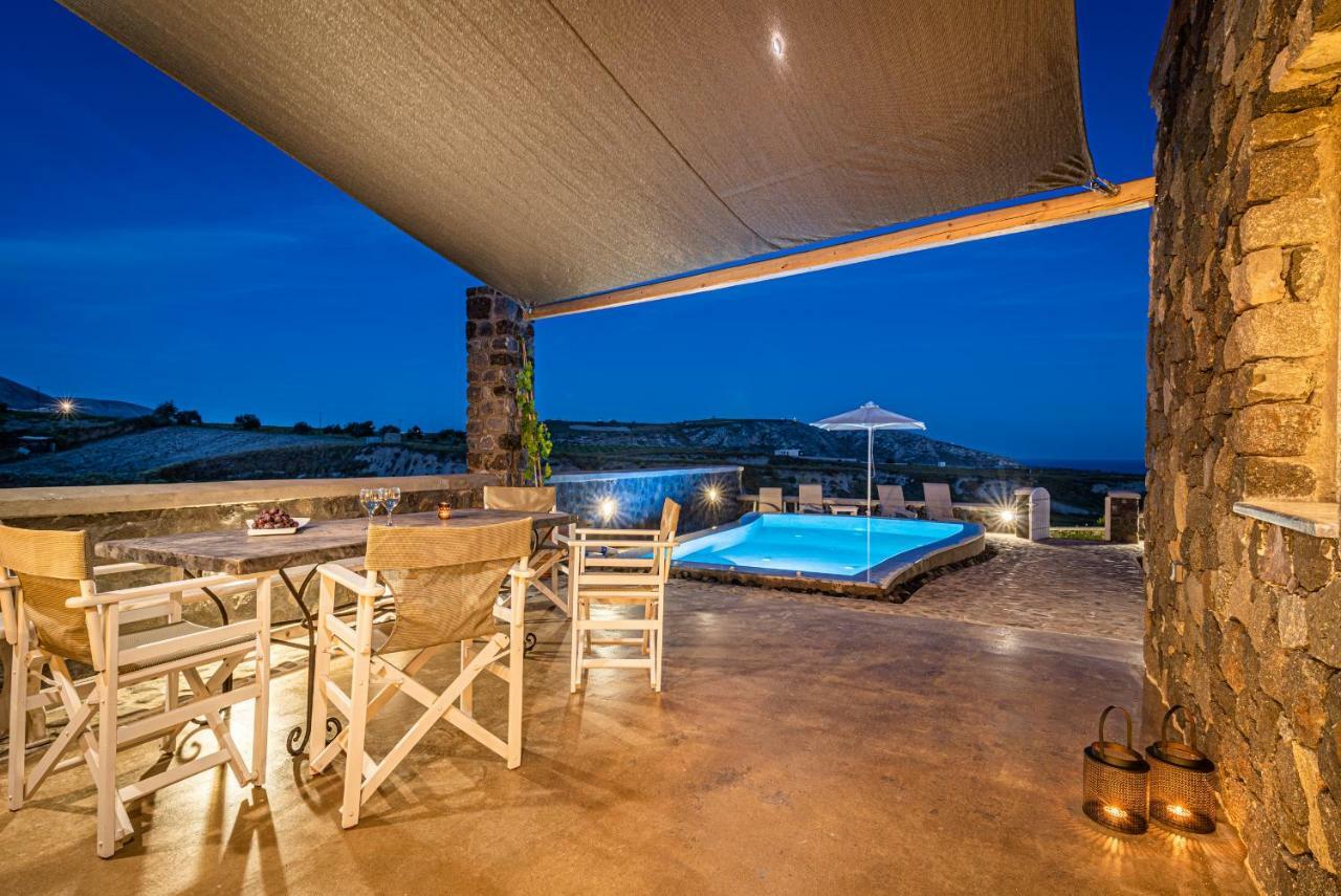 Klimata House - Private Jacuzzi Pool & Bbq Villa Vlychada Exterior photo